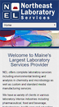 Mobile Screenshot of nelabservices.com